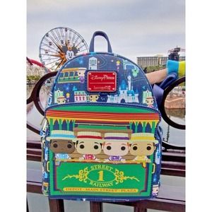 Disney Parks Loungefly Dapper Dans Mini Backpack Main Street U.S.A. BNWT
